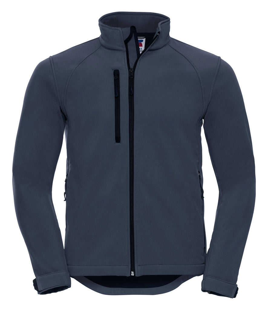 French Navy Softshell Jacket - Left Chest Embroidered