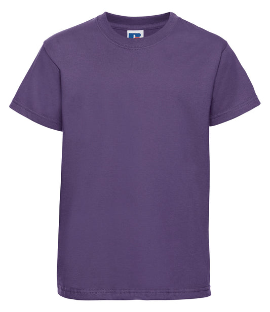 Purple T-Shirt - Left Chest Embroidered