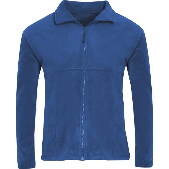 Dark Royal Polar Fleece Jacket - Left Chest Embroidered
