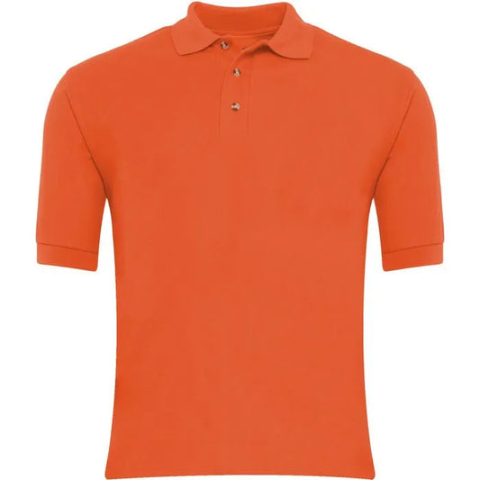 Orange Polo Shirt - Left Chest Embroidered