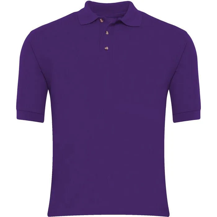 Purple Polo Shirt - Left Chest Embroidered