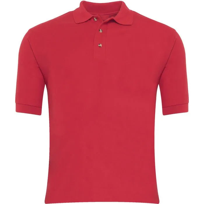 Red Polo Shirt - Left Chest Embroidered