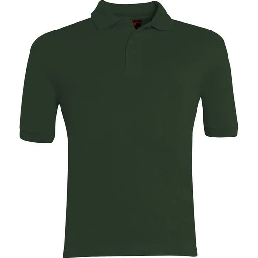 Bottle Green Polo Shirt - Left Chest Embroidered