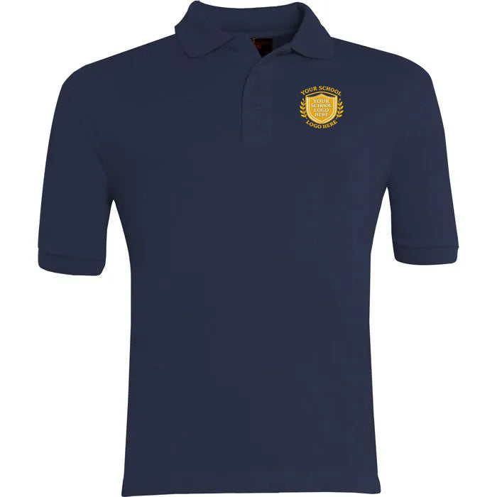Navy Polo Shirt - Left Chest Embroidered