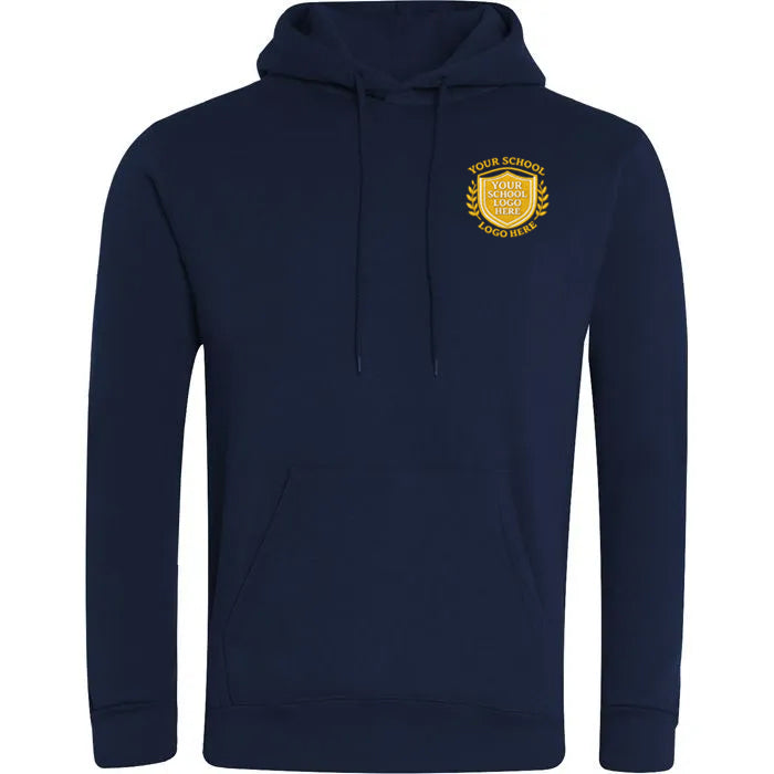 Navy Hoodie - Left Chest Embroidered