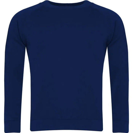 Navy Crew Neck Sweatshirt - Leavers Print - Leavers Centre Back