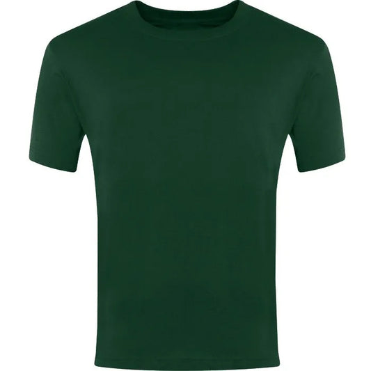 Bottle Green Classic T-Shirt - Left Chest Embroidered