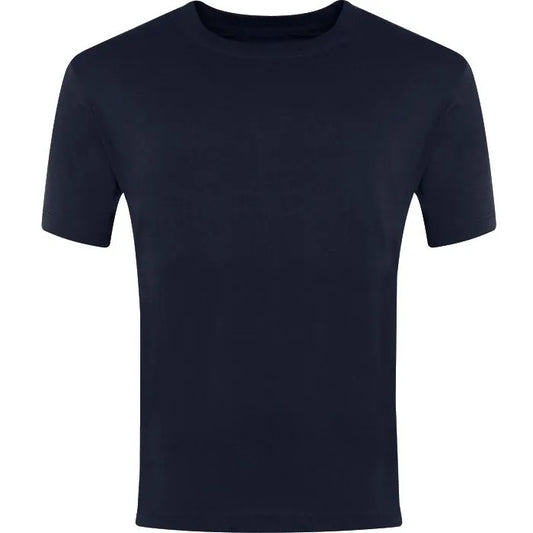 Navy Classic T-Shirt - Leavers Print - Leavers Centre Back
