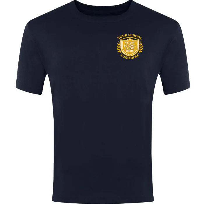 Navy Classic T-Shirt - Left Chest Embroidered