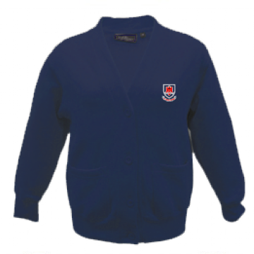 Navy Essential Sweat Cardigan - St John's