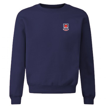 Navy Essential Crew Neck Sweatshirt - St John's