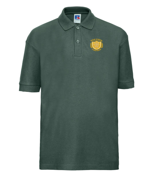 Bottle Green Adult Classic Polo Shirt - Left Chest Embroidered