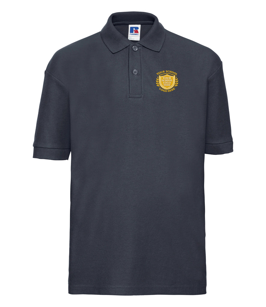 French Navy Adult Classic Polo Shirt - Left Chest Embroidered