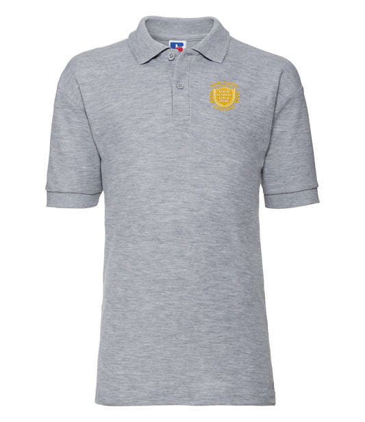 Light Oxford Adult Classic Polo Shirt - Left Chest Embroidered