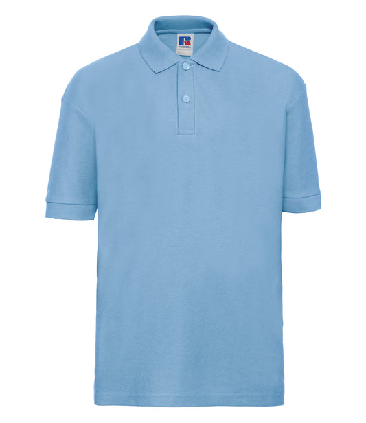 Sky Blue Classic Polo Shirt - Left Chest Embroidered