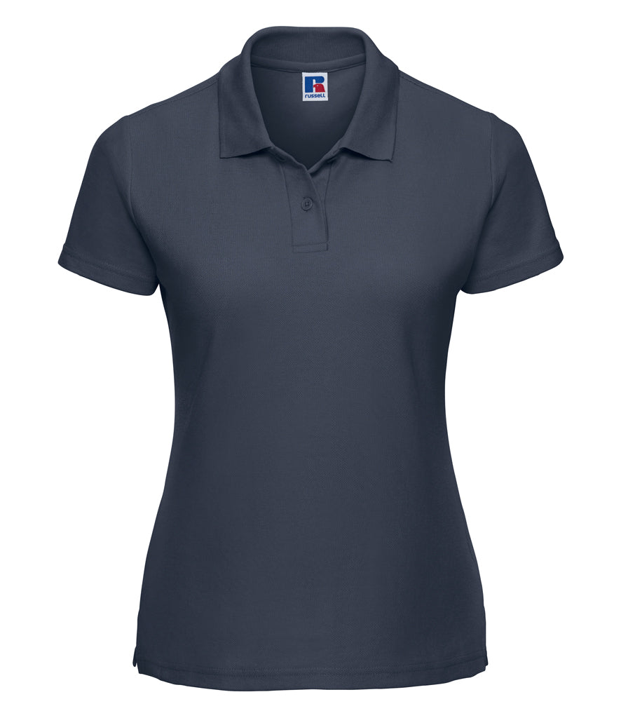 Navy Classic Ladies Polo Shirt - Left Chest Embroidered