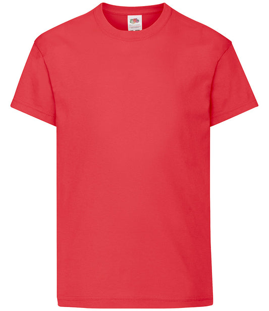 Red Children's T-Shirt - Centre Chest Print