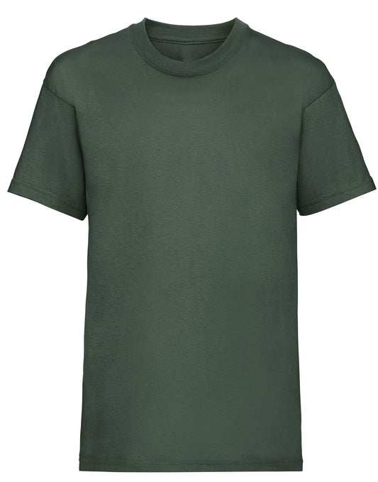 Bottle Green Children's T-Shirt - Left Chest Embroidered
