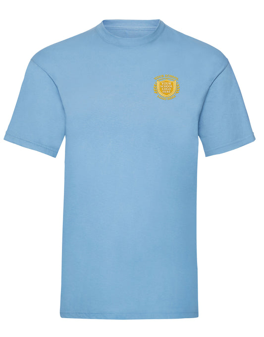 Sky Blue FOTL T-Shirt - Left Chest Embroidered