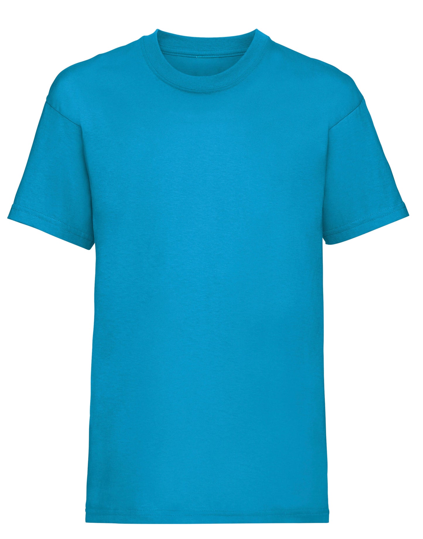 Blue FOTL Cotton T-Shirt - Left Chest Embroidered