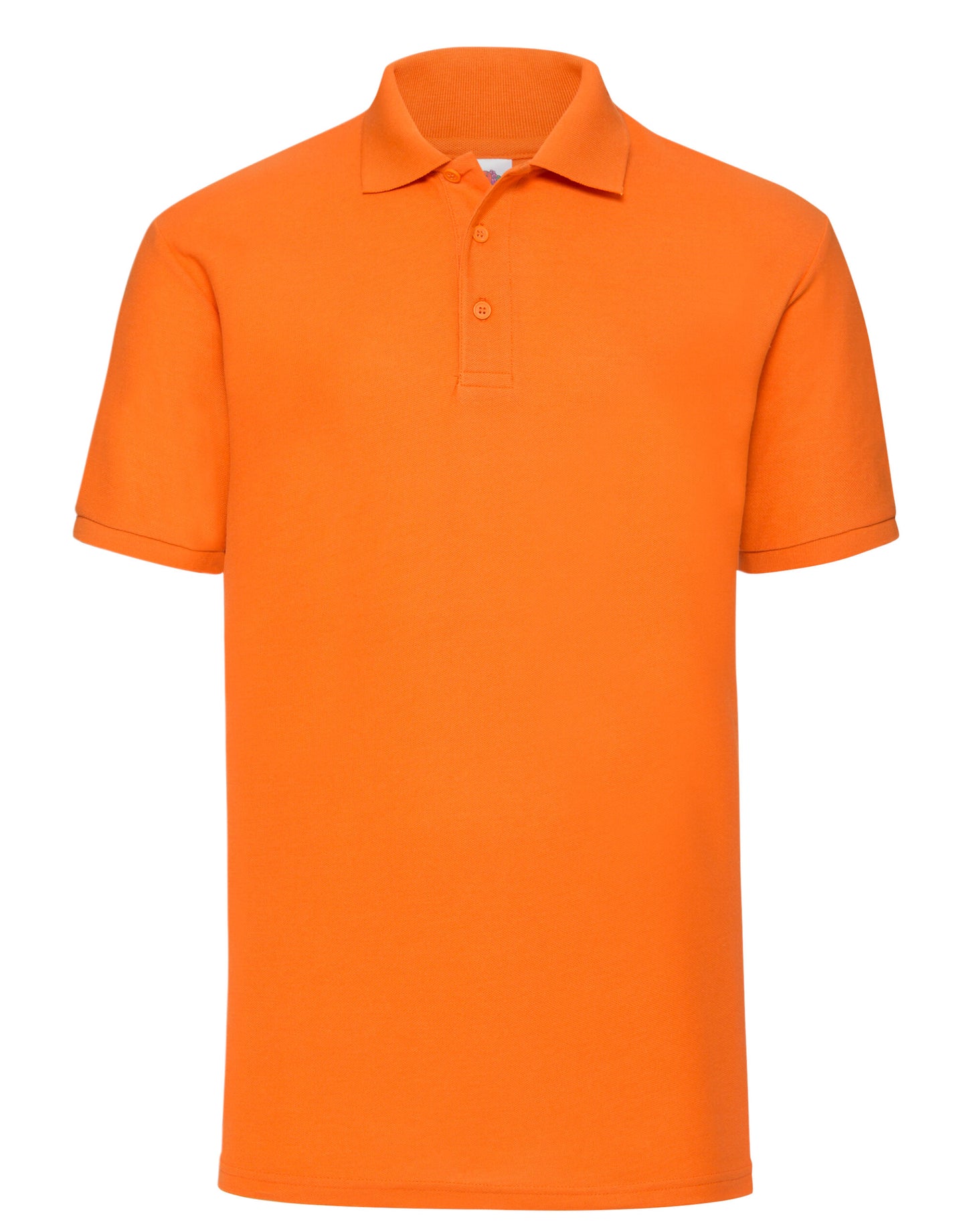Orange Polo Shirt - Left Chest Embroidered