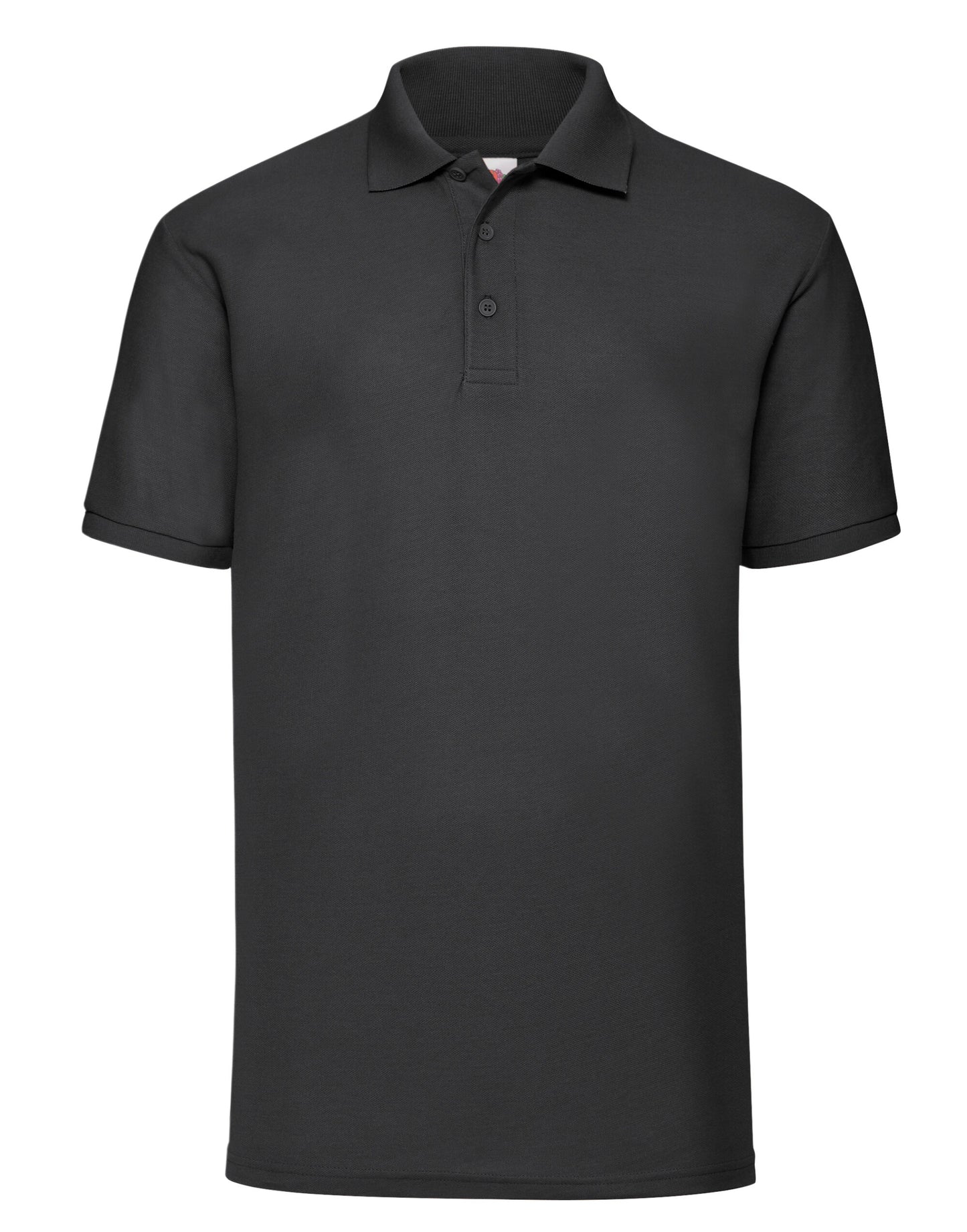 Black Children's Polo Shirt - Left Chest Embroidered