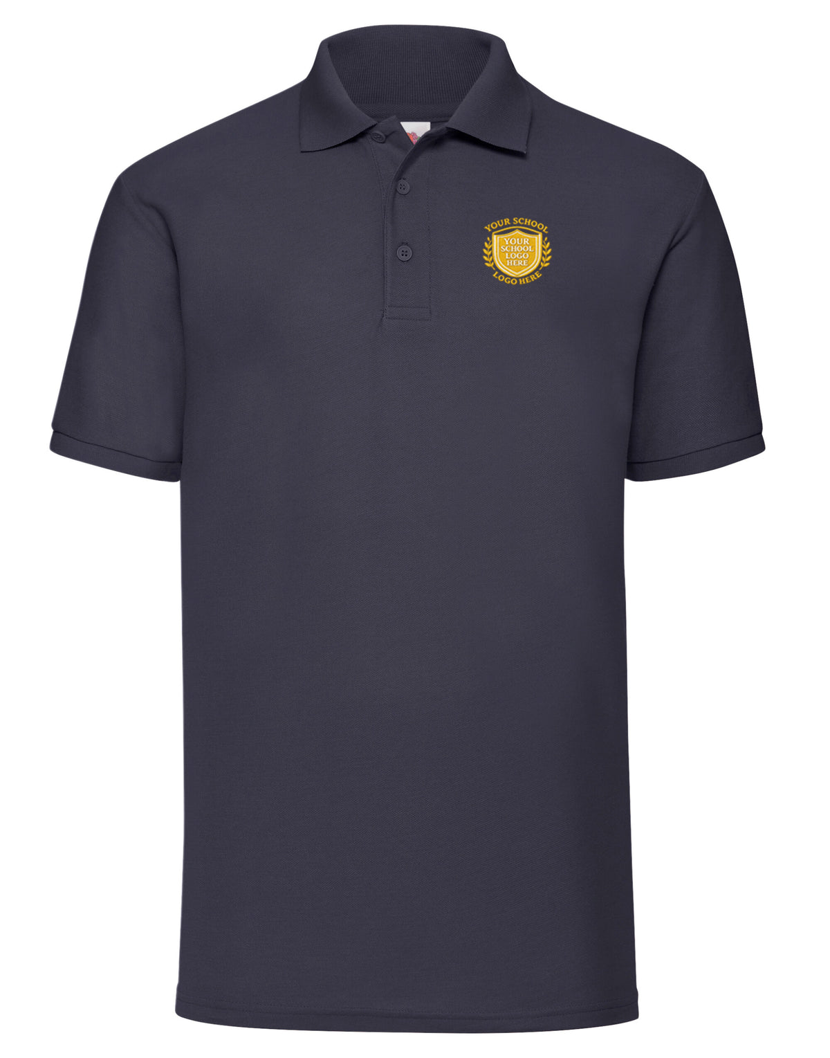 Deep Navy Children's Polo Shirt - Left Chest Embroidered