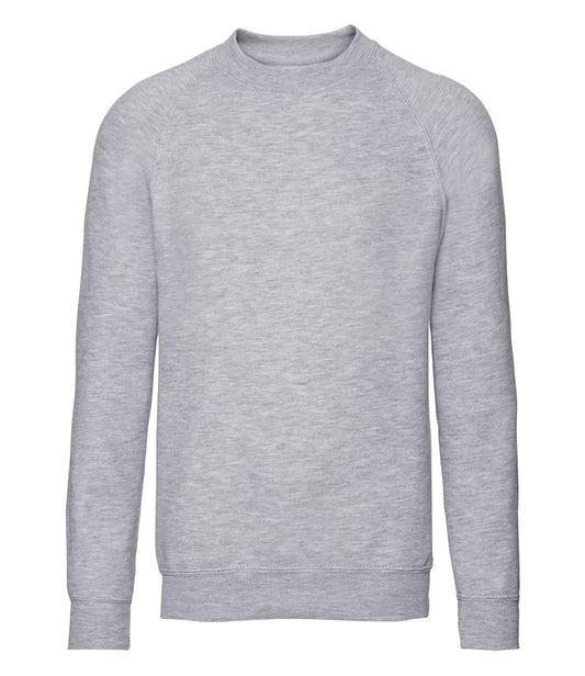 Light Oxford Raglan Sweatshirt - Left Chest Embroidered