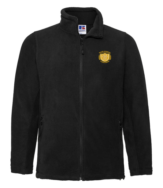 Black Adult Fleece - Left Chest Embroidered