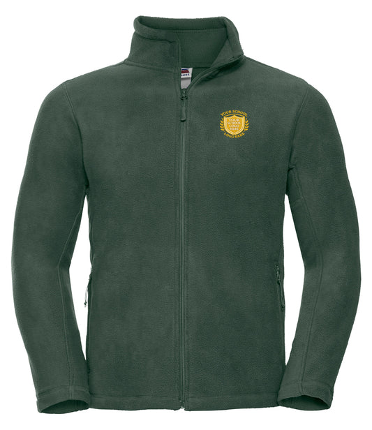Bottle Green Children's Fleece - Left Chest Embroidered