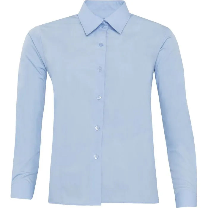 Light Blue Long Sleeve Blouse