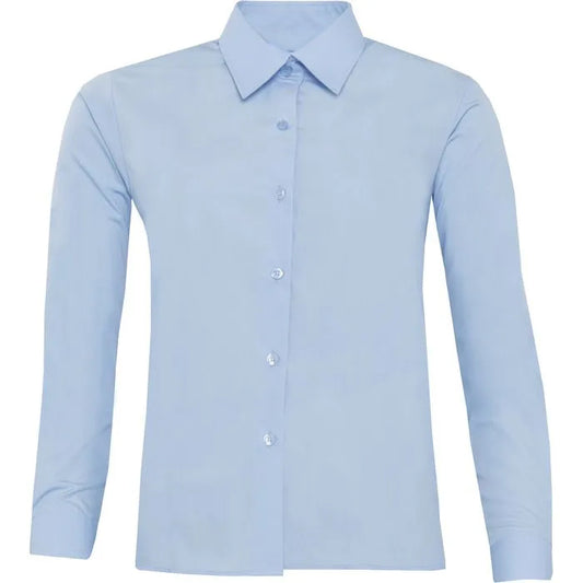 Light Blue Long Sleeve Blouse