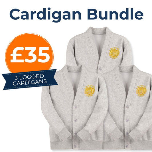 Ash Grey Classic Sweatcardigan Bundle