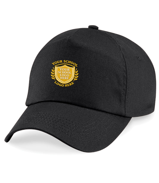 Black Children's Baseball Cap - Cap and Hat Print