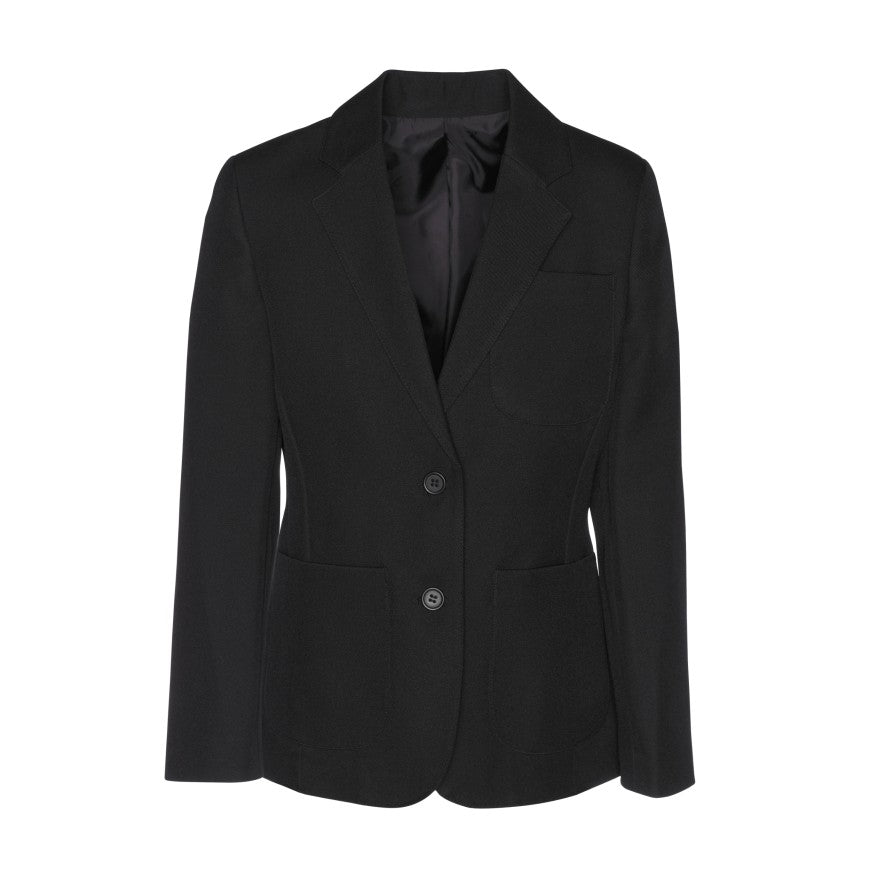 Black Girls' Blazer - Left Chest Embroidered