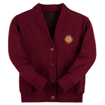 Bordon Cotton Rich Sweat Cardigan - Left Chest Embroidered