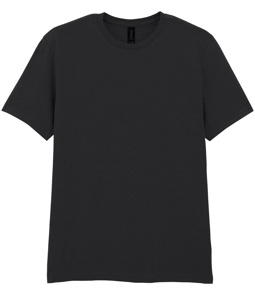 Black Adult Soft-Style T-Shirt - Left and Right Chest