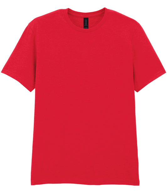 Red Adult Soft-Style T-Shirt - Left and Right Chest