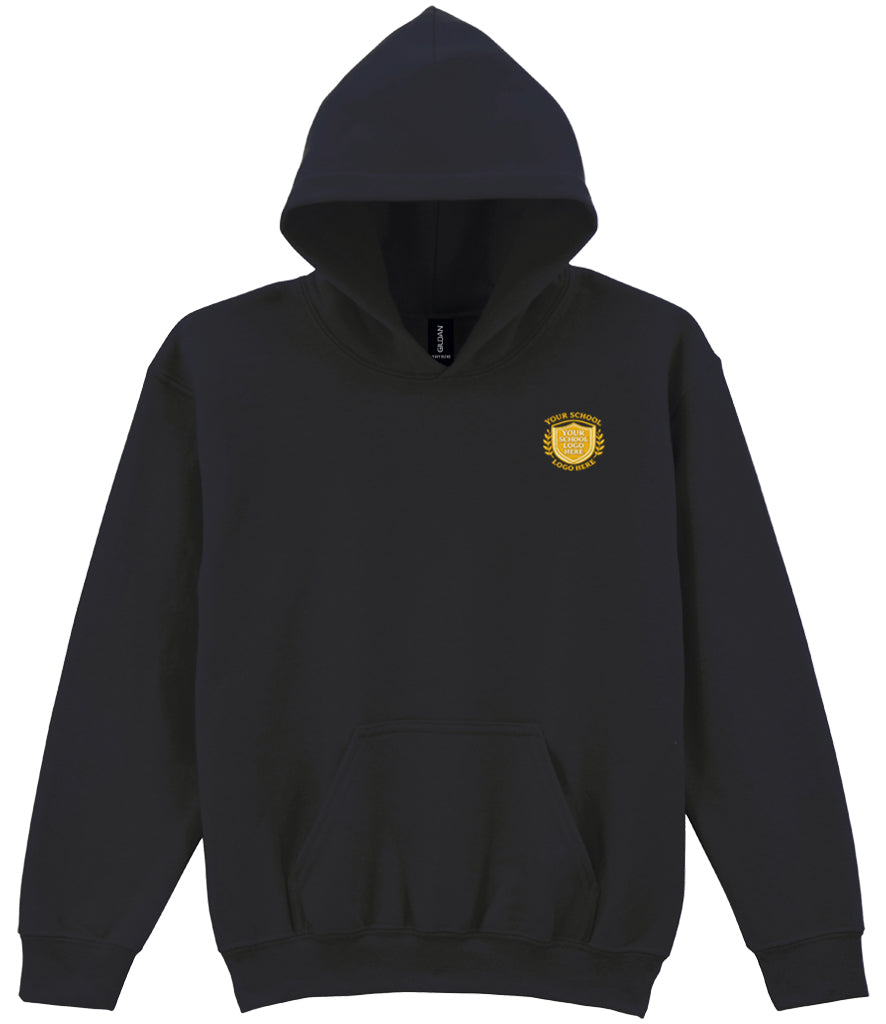 Black STAFF Hoodie - Left Chest Embroidered
