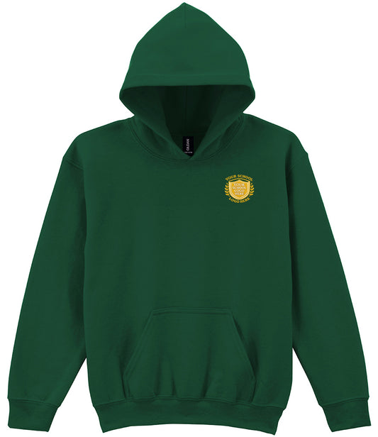 Forest Green Hoodie - Left Chest Embroidered