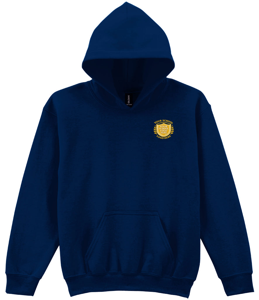 Navy Hoodie - Left Chest Embroidered