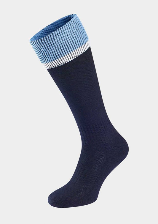 Navy/Sky/White Sports Socks