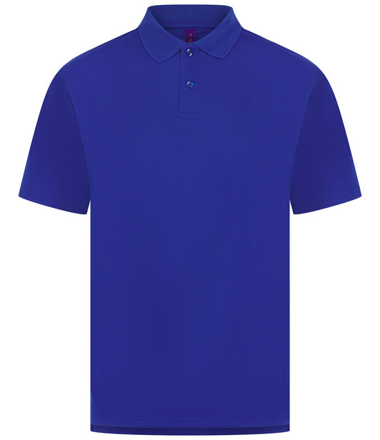 Royal Blue Moisture-Wicking Piqué Polo Shirt