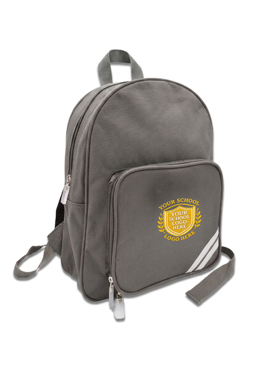 Grey Primary Infant Backpack - Bag Decoration