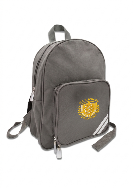 Grey Primary Infant Backpack - Bag Decoration