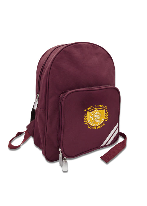 Burgundy Primary Infant Backpack - Bag Decoration