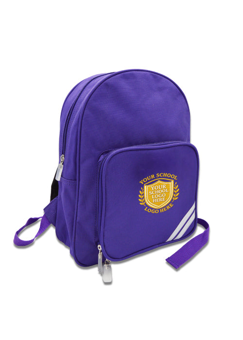 Purple Primary Infant Backpack - Bag Decoration