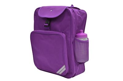 Purple Primary Junior Backpack - Bag Decoration