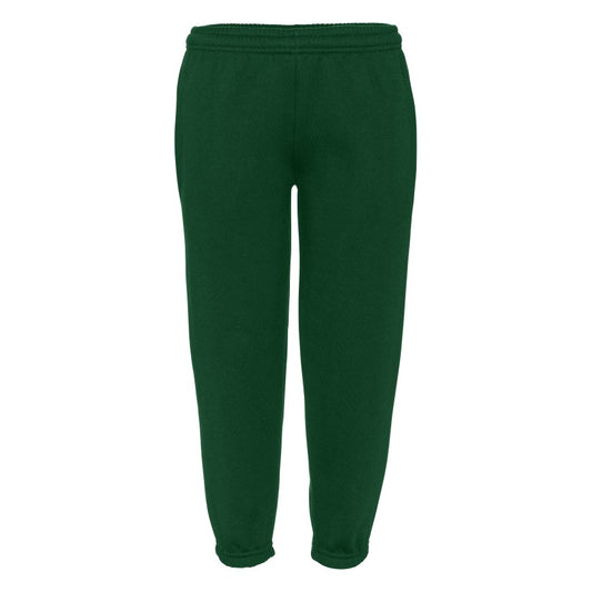 Bottle Green Joggers - Leg and Hip Print - Left Hip