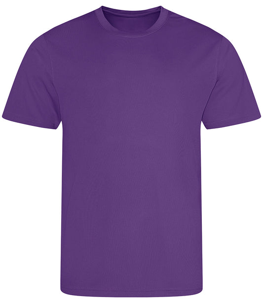 Purple Breathable T-Shirt - Left Chest Embroidered